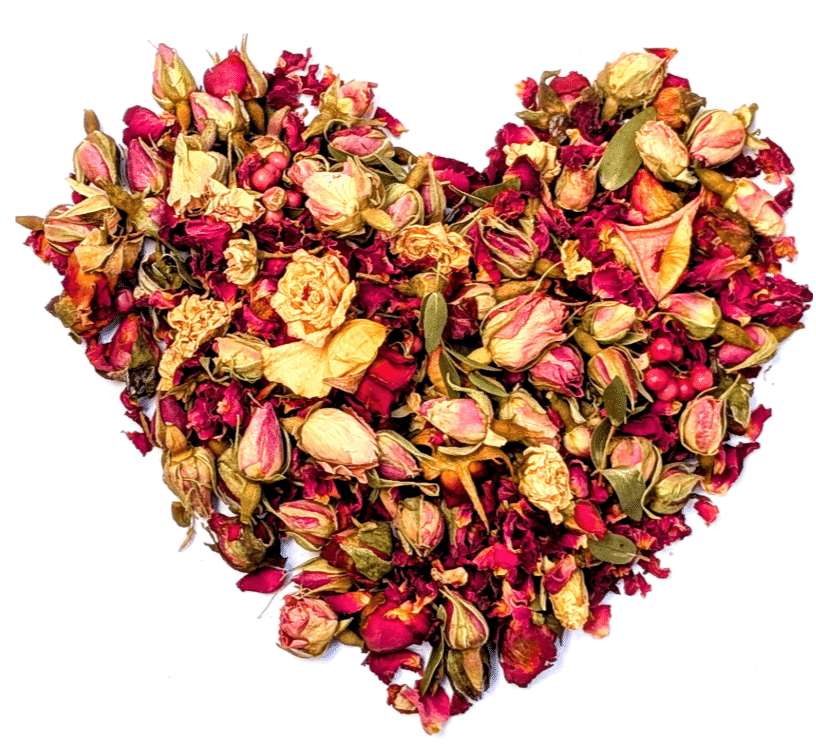 Random Rose potpourri with rose buds